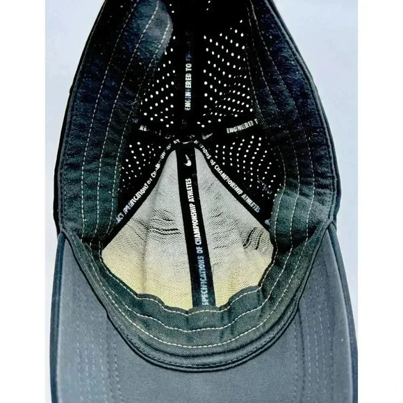 Nike Golf Hat Fitted Size‎ M/L Specifications Of Championship Athletes Hat Black - Picture 6 of 6